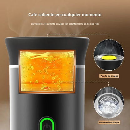 Cafetera Espresso Portátil 3 en 1 | Compatible con Cápsulas y Café Molido ☕